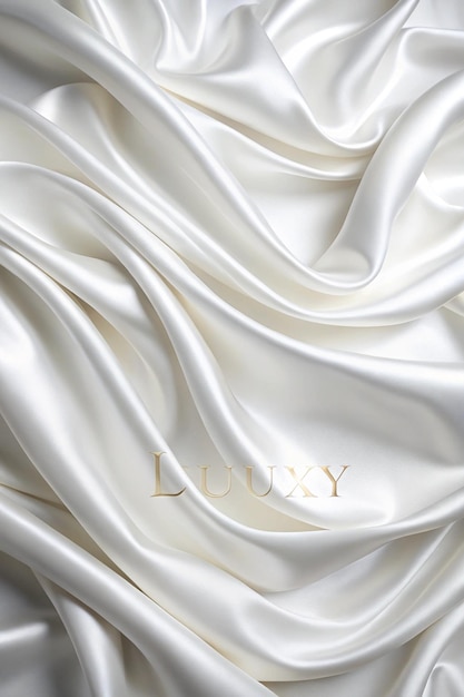 Photo abstract luxury white fabric texture background