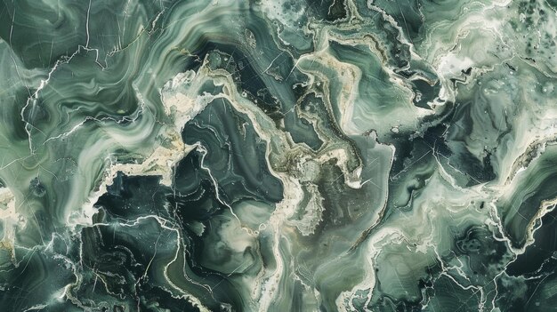 Abstract marble green texture background generative ai