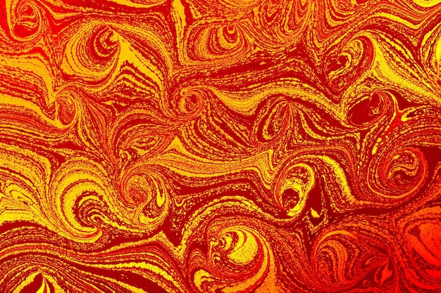 Abstract marble pattern with wavy texture Traditional art of Ebru marbling