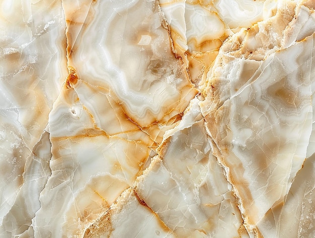 Abstract Marble Texture with Grey and Gold Veins