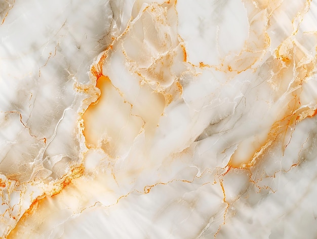 Abstract Marble Texture with Grey and Gold Veins