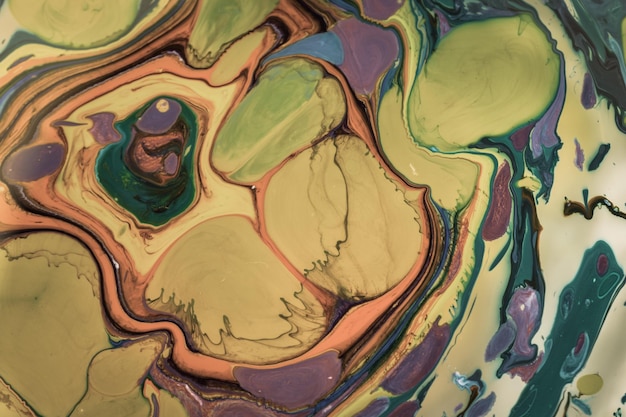 Abstract marbling art patterns as colorful background