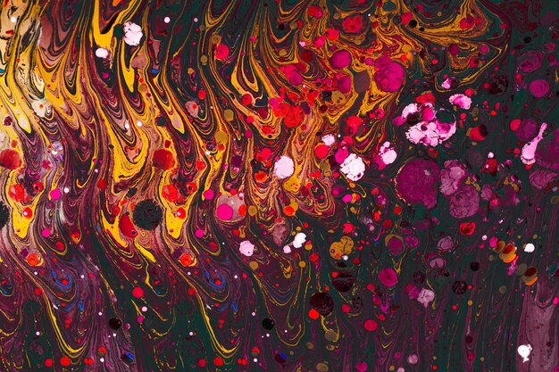 Abstract marbling art patterns as colorful background