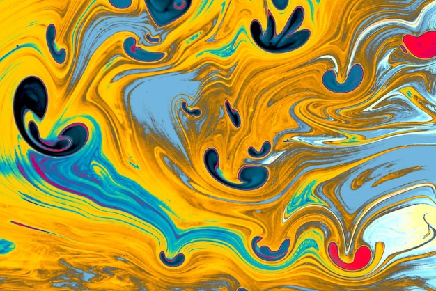 Abstract marbling art patterns as colorful background