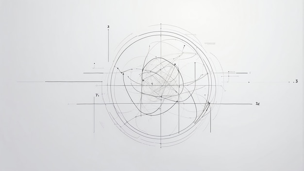 Abstract Mathematics Background Design