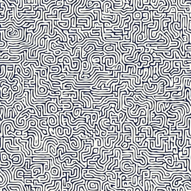 Photo abstract maze pattern