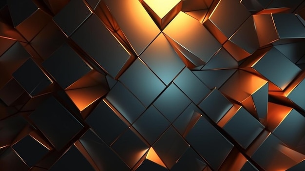 Abstract metal background with light effect