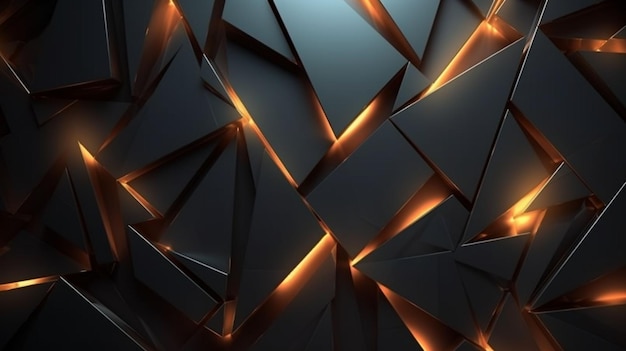 Abstract metal background with light effect