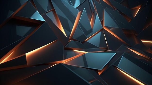 Abstract metal background with light effect