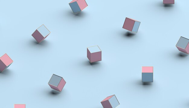 Abstract Minimalistic 3D Background