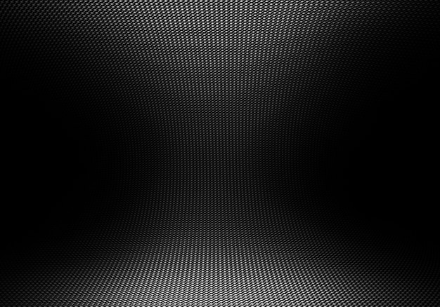 Abstract modern black carbon fiber texture with directional light