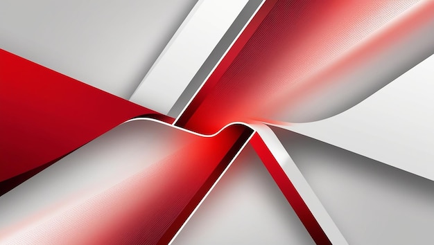 Photo abstract modern gradient red white background