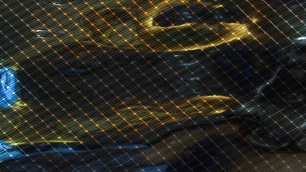 Photo abstract modern solar panel background