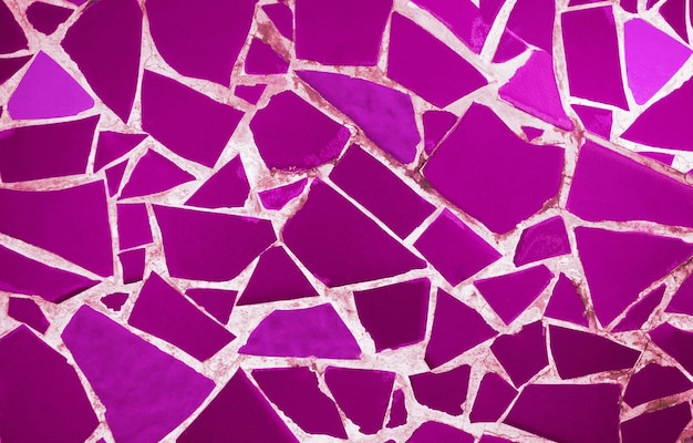 Abstract mosaic grunge magenta background