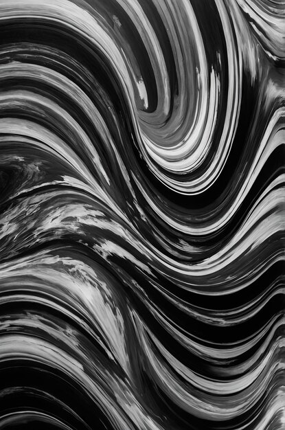 Abstract motion background with blurred waves and monochrome effect