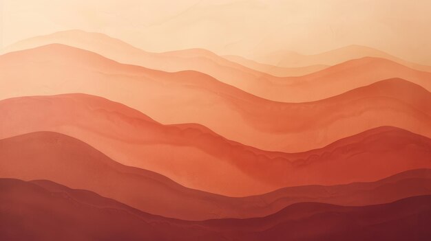 Photo abstract mountain range in warm tones