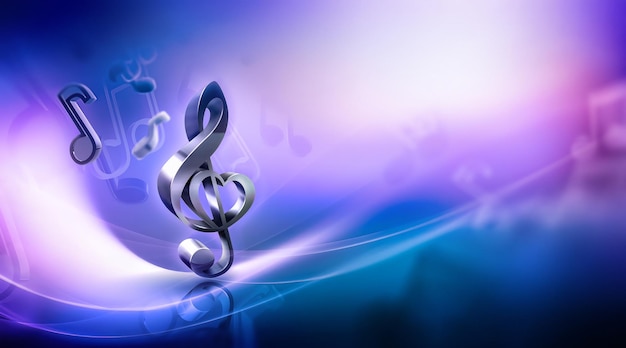 Abstract music background