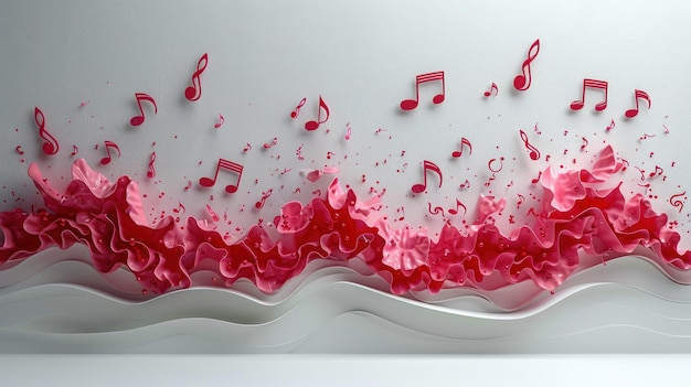 Photo abstract musical art