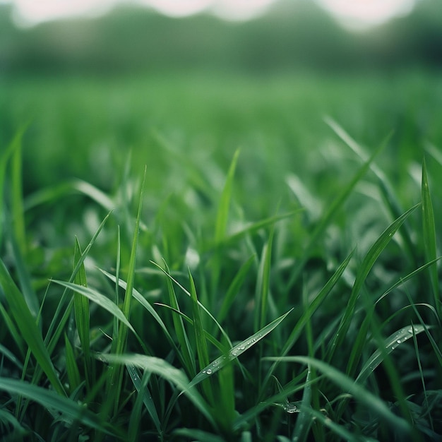 Abstract natural backgrounds with green grass and beauty bokeh