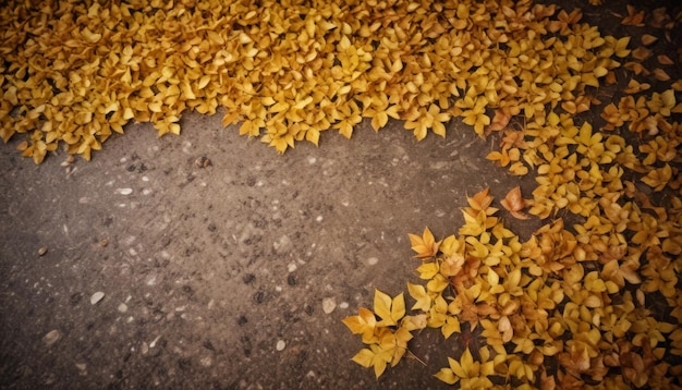 abstract nature autumn Background with yellow leaves