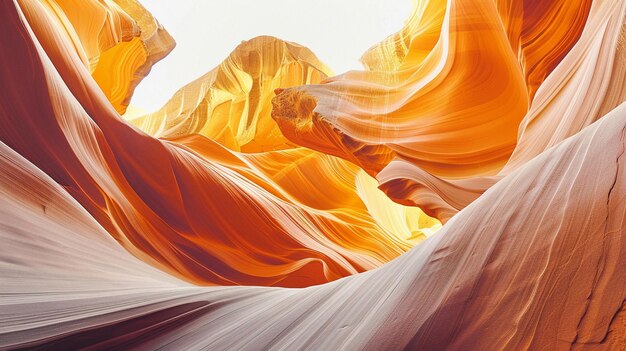 Abstract Nature Stunning Sandstone Formations in Desert Landscape