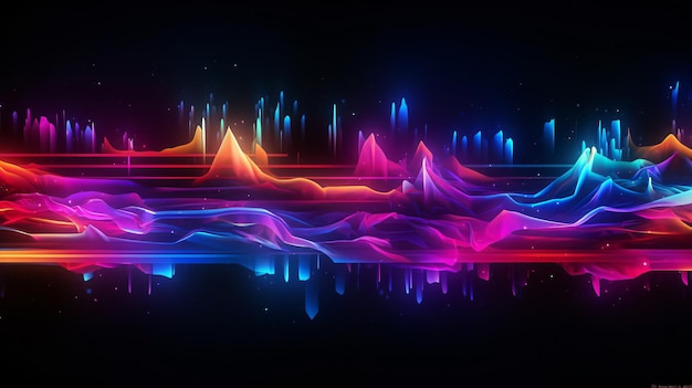 Abstract neon background