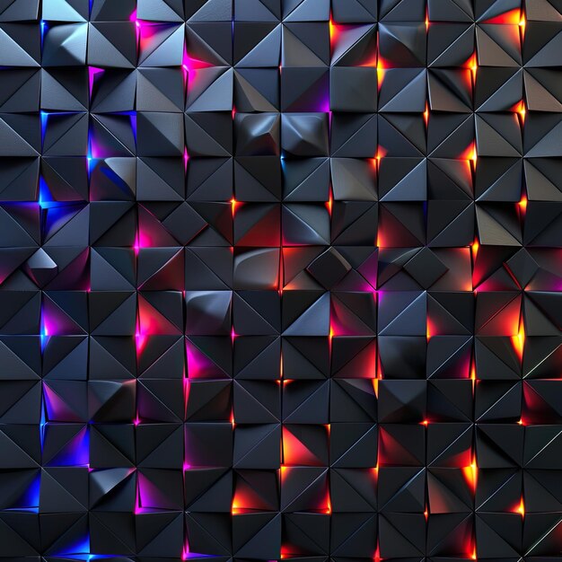 Abstract neon geometric shape backgrounds