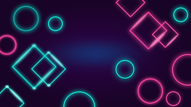 Abstract neon glow background