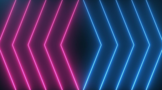 Abstract neon lights background design