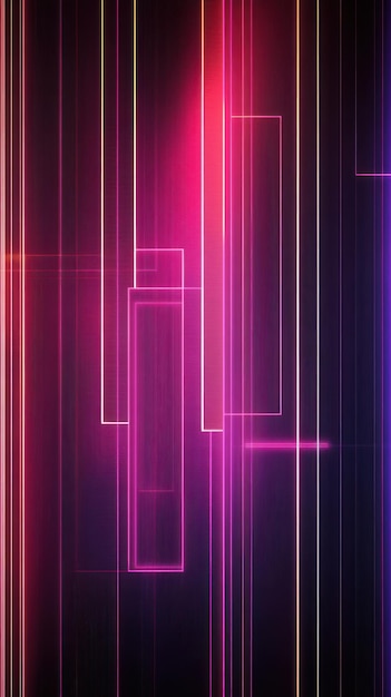 Photo abstract neon lights design