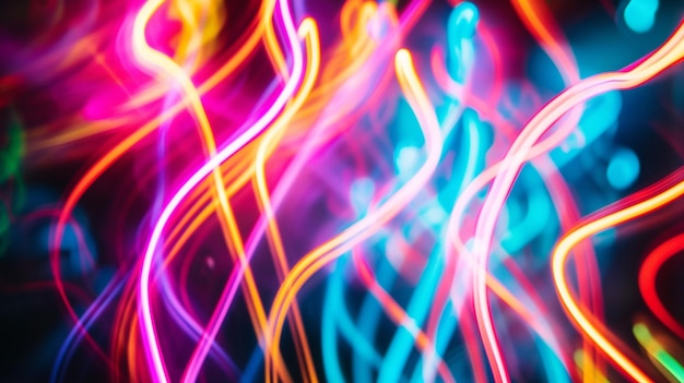 Abstract neon lights