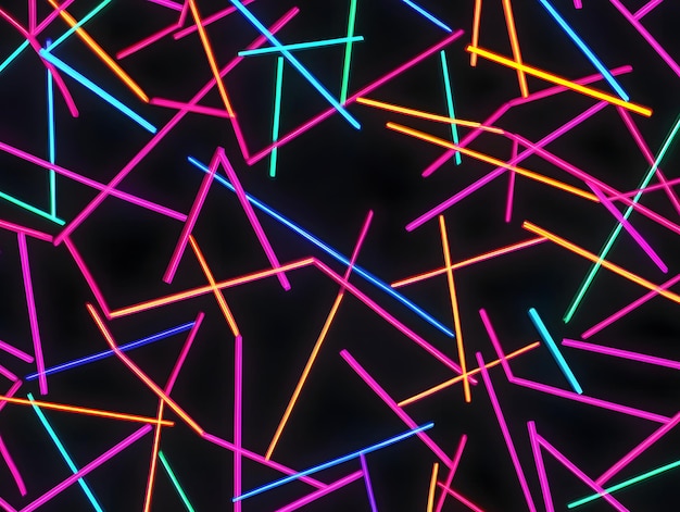 Photo abstract neon lights