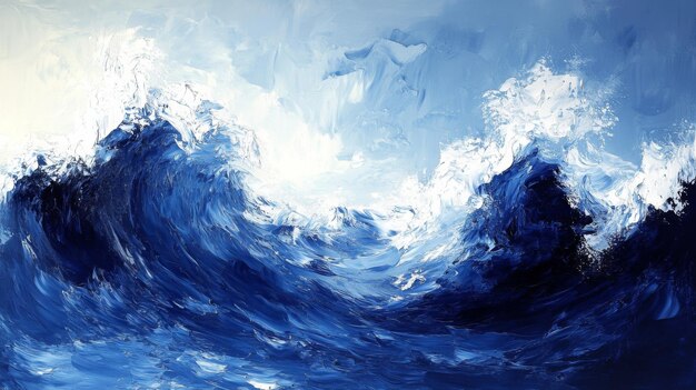 Photo abstract ocean waves