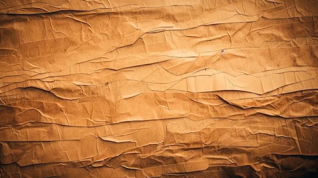 Abstract old brown paper as vintage wallpaper background Generative AI