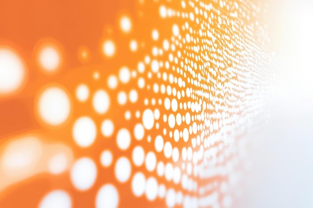 Abstract Orange Background Dots Modern Business Presentations