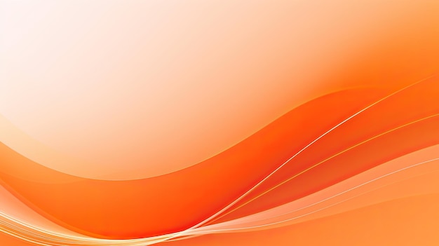 Abstract Orange Background with Lines and Halftone Effect Modern and Minimalist Banner or Clean