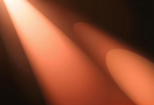 Abstract orange and brown light streaks on a dark background