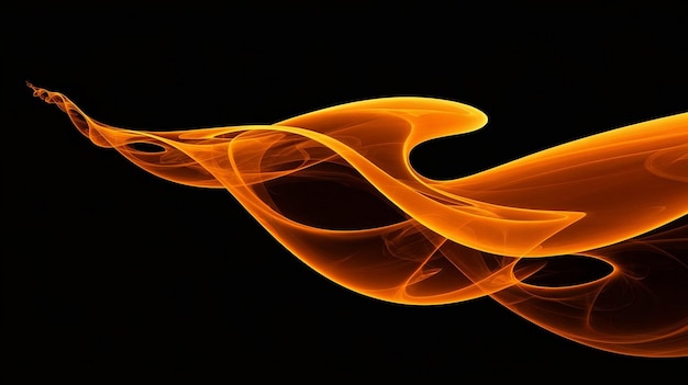 Photo abstract orange fire background with bokeh effect jpg