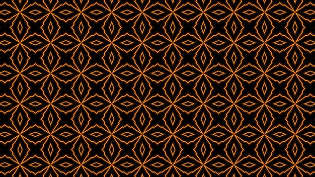 Abstract orange geometric seamless pattern background Premium Photo