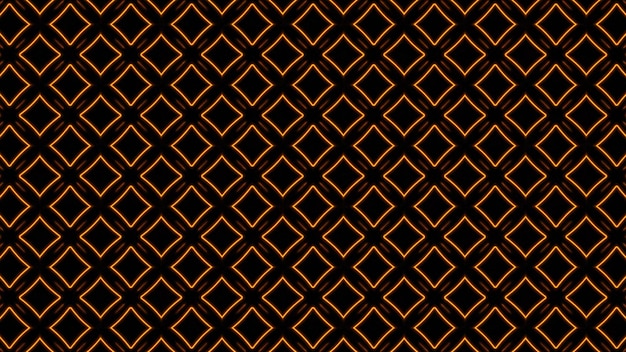 Abstract orange geometric seamless pattern background Premium Photo