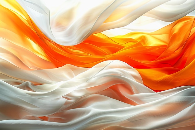 Abstract orange gradient wavy background Smooth gradient background Design