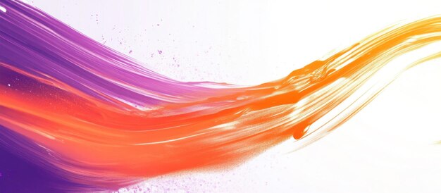 Abstract Orange and Purple Swirls