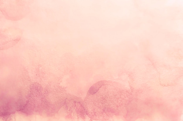 Abstract painted watercolor pastel pink decorative textured background