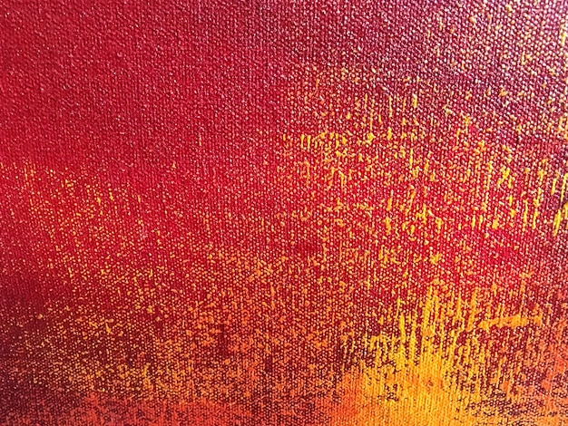 Abstract painting art background red and orange colors.