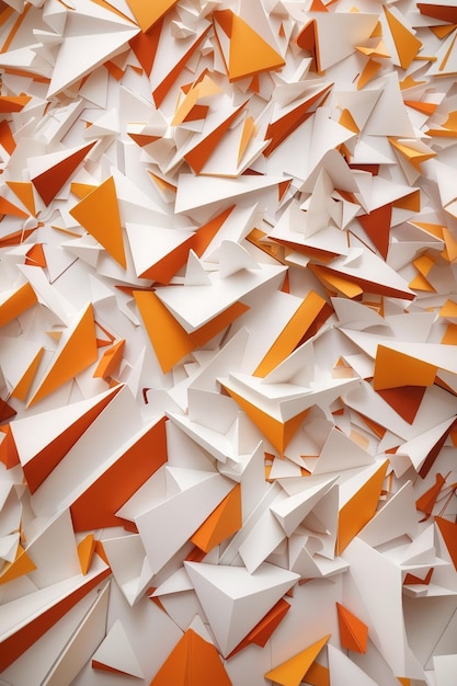 Abstract paper shape wallpapers orange amp amber style