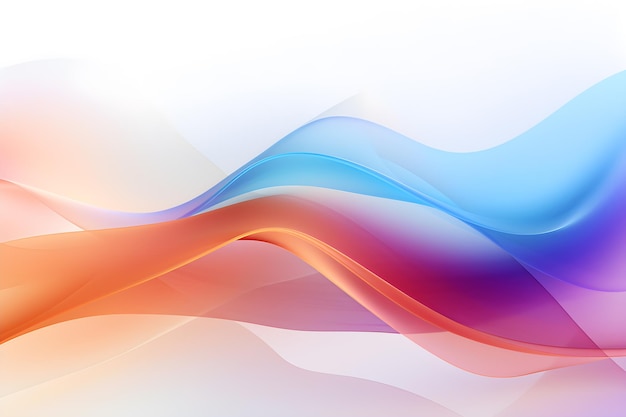 Abstract pastel color liquid wave background Gennerative AI