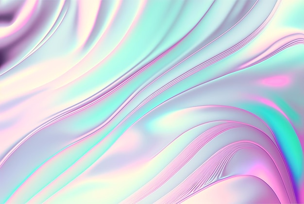 Abstract pastel holographic textured background