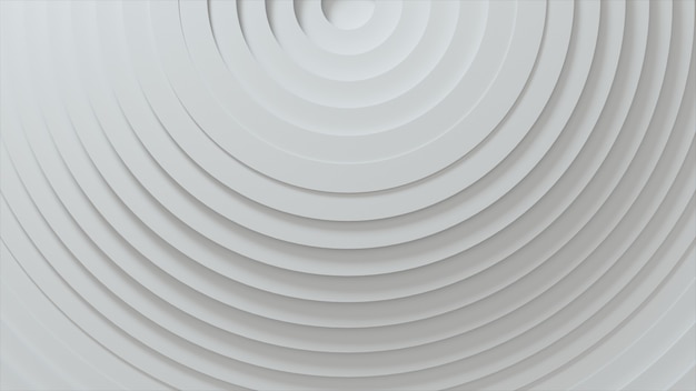 Abstract pattern of circles with displacement effect. White blank rings.