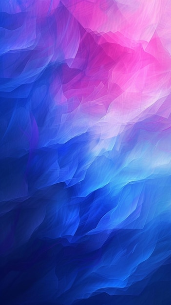 abstract photograph of a blue and pink background with a blurry effect generative ai