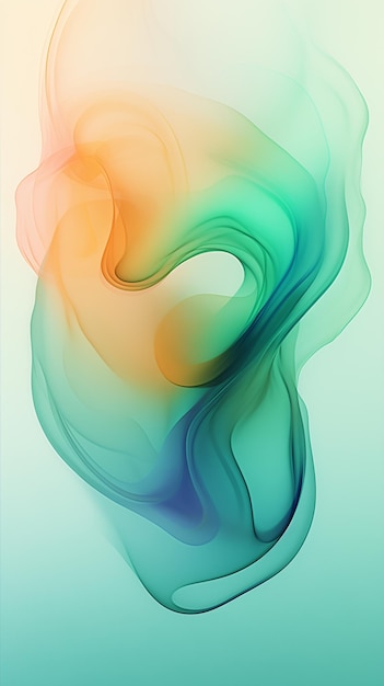 abstract photograph of a colorful swirl of colored liquid generative ai